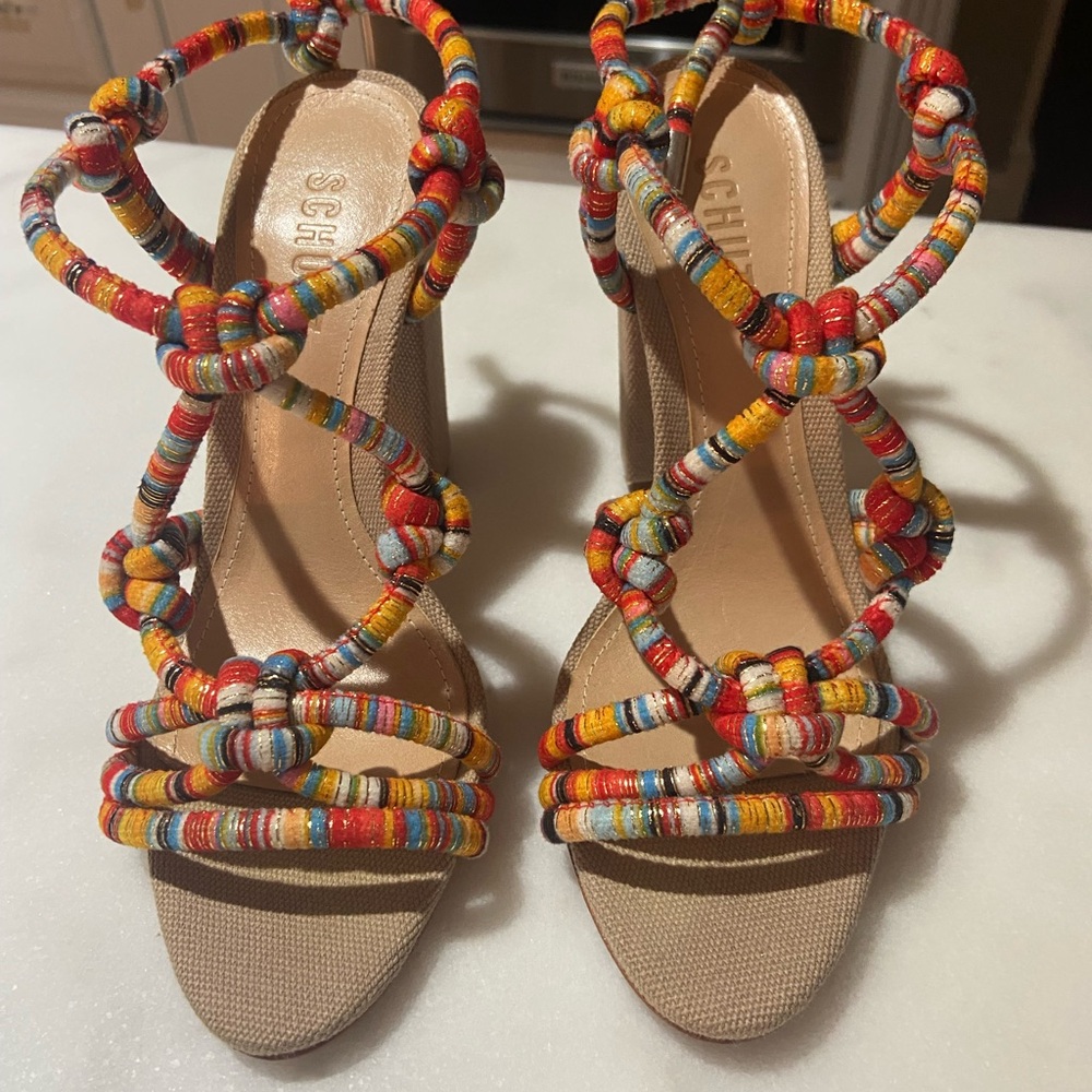 SCHUTZ Floribela Colorful Sandals